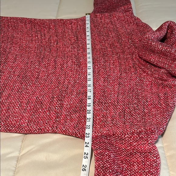 Columbia Women's Marled Red Turtleneck Sweater NWT - Picture 3 of 9